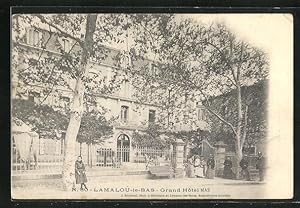 Carte postale Lamalou-le-Bas, Grand Hotel Mas