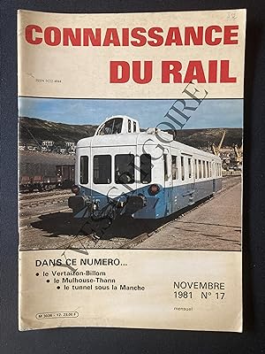 CONNAISSANCE DU RAIL-N°17-NOVEMBRE 1981