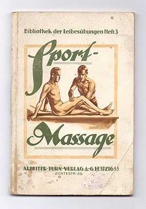 Bild des Verkufers fr Sportmassage. zum Verkauf von Kunze, Gernot, Versandantiquariat