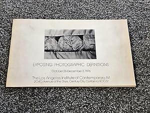 Seller image for Exposing Photographic Definitions, October 26-December 3, 1976 for sale by Bradley Ross Books