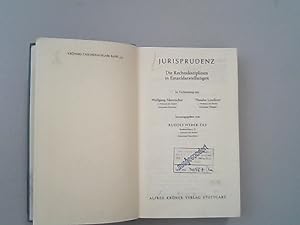 Seller image for Jurisprudenz. Die Rechtsdisziplinen in Einzeldarstellungen. for sale by Antiquariat Bookfarm
