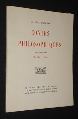 Bild des Verkufers fr Conte philosophiques. Conte troisime : Les Serviteurs zum Verkauf von Abraxas-libris