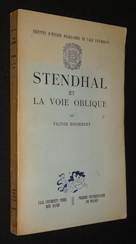 Imagen del vendedor de Stendhal et la voie oblique a la venta por Abraxas-libris