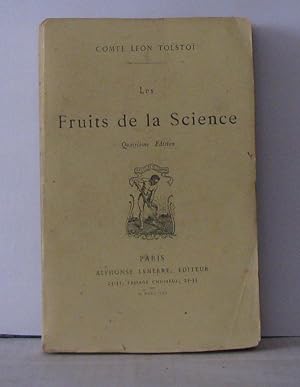 Imagen del vendedor de Les fruits de la science a la venta por Librairie Albert-Etienne