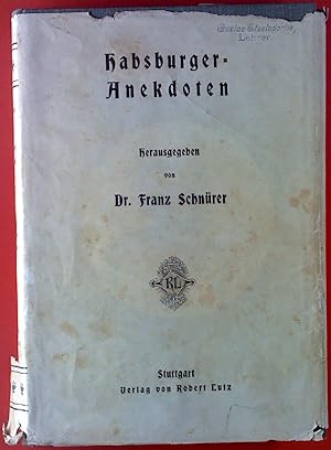 Seller image for Habsburger-Anekdoten, Vierte Auflage for sale by biblion2