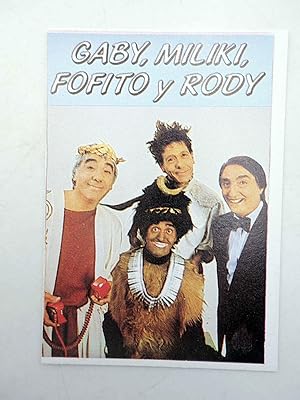 CROMO SUPER MUSICAL 171. GABY, MILIKI, FOFITO Y RODY (Gaby, Miliki, Fofito Y Rody) Eyder, Circa 1980