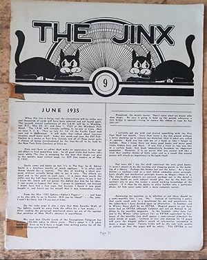 Seller image for The Jinx June 1935 No.9 for sale by Shore Books