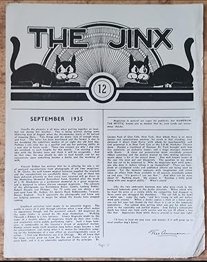 Seller image for The Jinx September 1935 No.12 for sale by Shore Books