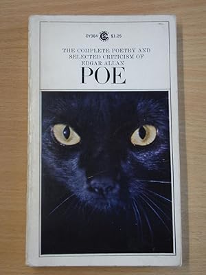 Imagen del vendedor de The Complete Poetry And Selected Criticism Of Edgar Allan Poe a la venta por Cariad Books