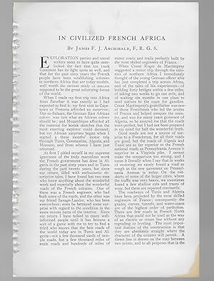 Seller image for In Civilized French Africa for sale by Legacy Books II