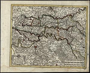 Nijmegen Gelderland Hertogenbosch Nederland Netherlands 1750 de Lat map detailed