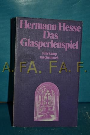 Bild des Verkufers fr Das Glasperlenspiel : Versuch e. Lebensbeschreibung d. Magister Ludi Josef Knecht samt Knechts hinterlassenen Schriften zum Verkauf von Antiquarische Fundgrube e.U.