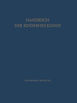 Bild des Verkufers fr Neurologie Psychologie - Psychiatrie (Handbuch der Kinderheilkunde, Band 8) zum Verkauf von AHA-BUCH