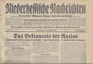 Niederhessische Nachrichten. Werra-Bote - Eschweger Zeitung - Fulda-Werra-Zeitung