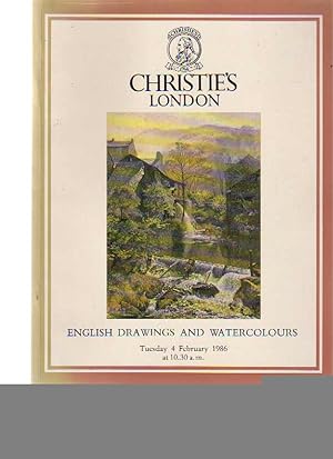 Christies 1986 English Drawings & Watercolours