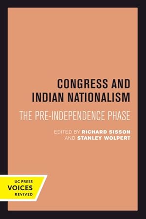 Seller image for Congress and Indian Nationalism : The Pre-Independence Phase for sale by GreatBookPrices