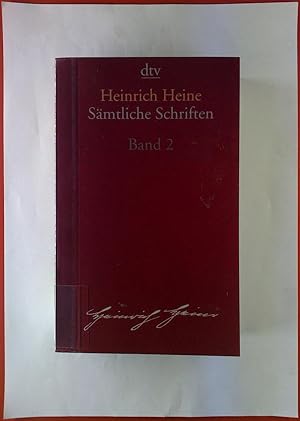 Bild des Verkufers fr Heinrich Heine. Smtliche Schriften. Zweiter Band. zum Verkauf von biblion2