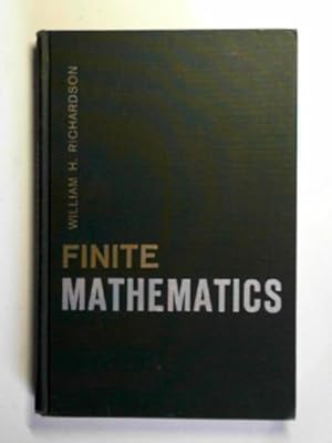 Bild des Verkufers fr Finite mathematics zum Verkauf von Cotswold Internet Books