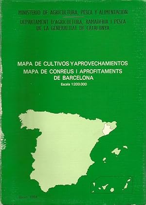 MAPA DE CULTIVOS Y APROVECHAMIENTOS - MAPA DE CONREUS I APROFITAMENTS DE BARCELONA