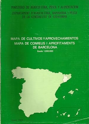 MAPA DE CULTIVOS Y APROVECHAMIENTOS - MAPA DE CONREUS I APROFITAMENTS DE BARCELONA