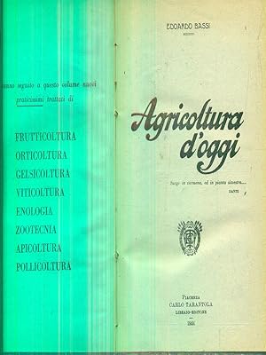 Immagine del venditore per Agricoltura d'oggi venduto da Librodifaccia