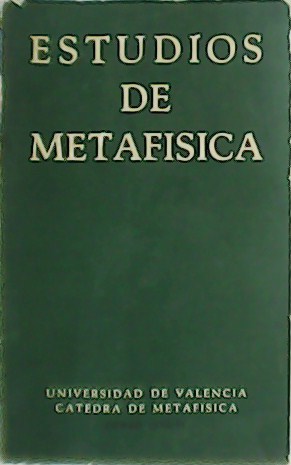Seller image for Estudios de Metafsica. Curso 1970-71. for sale by Librera y Editorial Renacimiento, S.A.
