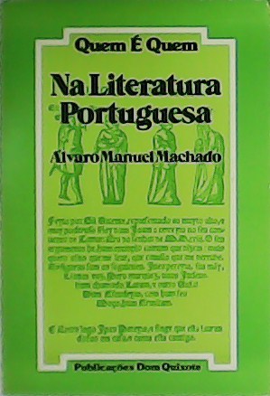 Imagen del vendedor de Quem  quem Na Literatura Portuguesa. a la venta por Librera y Editorial Renacimiento, S.A.