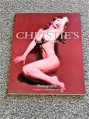CHRISTIE'S PHOTOGRAPHS Tuesday 13 November 2001, No. 9832