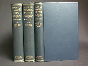 The Diary of Samuel Pepys [complete 8-in-3 volume set]