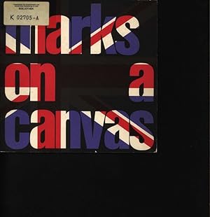 Image du vendeur pour Marks on a canvas 27. September bis 9. November 1969 mis en vente par Antiquariat Bookfarm