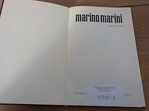 Image du vendeur pour Marino Marini mis en vente par Antiquariat Bookfarm