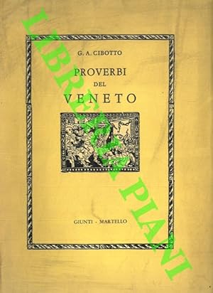 Imagen del vendedor de Proverbi del Veneto. a la venta por Libreria Piani