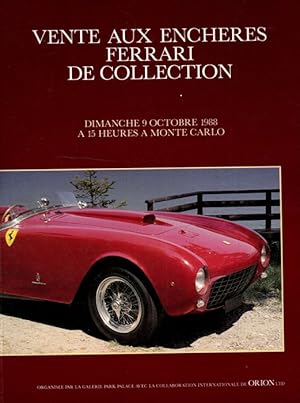 Vente aux encheres Ferrari decollection.