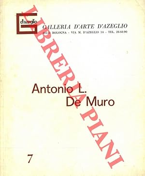 Seller image for Antonio L. De Muro. for sale by Libreria Piani