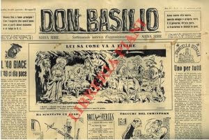 Don Basilio. Unico settimanale satirico d'opposizione.