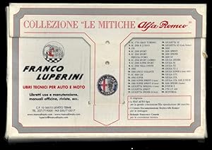 Collezione "Le mitiche Alfa Romeo". Schede tecniche.