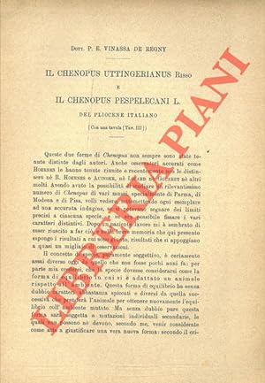 Seller image for Il Chenopus uttingerianus Risso e il Chenopus pespelecani L. del pliocene italiano. for sale by Libreria Piani