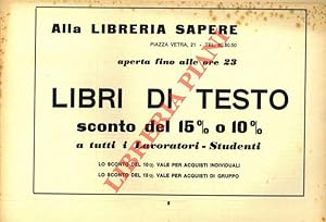 "Corrente proletaria" dei lavoratori - studenti. Documento politico.