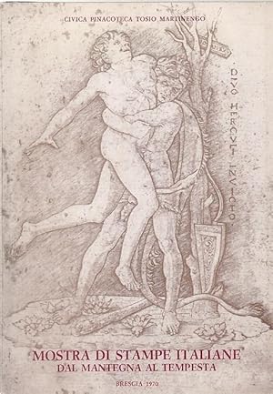 Imagen del vendedor de Mostra di stampe Italiane dal Mantegna al Tempesta : Civica Pinacoteca Tosio-Martinengo, Brescia, / Catalogo a cura di Sandro Damiani, Introduzione di Gaetano Pinazza a la venta por Licus Media