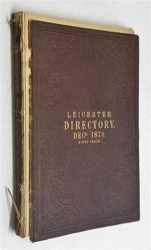 Directory of Leicester December 1870 (First Issue)