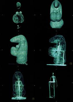 Invitation to Picasso XRAYS with a copy of the catalogue.