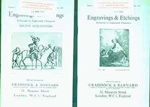 Engravings & Etchings #113 (Fifteenth to Eighteenth) and Engravings & Etchings #119 (Fifteenth to...