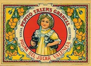 Pepito Talens Granell Extra Selected: Poliñá del Jucar Valencia (Spanish Citrus Crate Label).