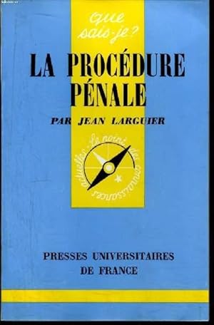 Image du vendeur pour Que sais-je? N 1089 La procdure pnale mis en vente par Le-Livre