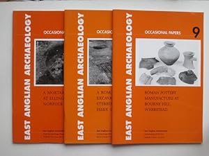 Imagen del vendedor de A mortarium kiln at Ellingham, Norfolk; with, A Roman malt house: excavations at Stebbing Green, Essex 1988; and, Roman pottery manufacture at Bourne Hill, Wherstead [3 books] a la venta por Aucott & Thomas