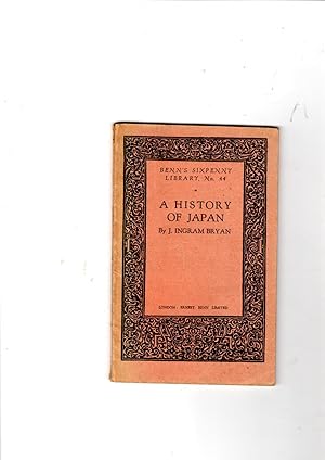 Seller image for A history of Japan for sale by Gwyn Tudur Davies