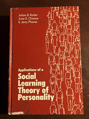 Immagine del venditore per APPLICATIONS OF A SOCIAL LEARNING THEORY OF PERSONALITY venduto da Happyfish Books
