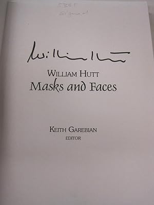 Seller image for William Hutt: Masks and Faces [signed William Hutt] for sale by Stony Hill Books