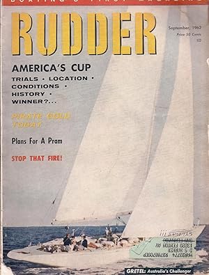 Seller image for The Rudder The Magazine For Yachtsmen Volume 78 Number 9 September 1962 for sale by Charles Lewis Best Booksellers