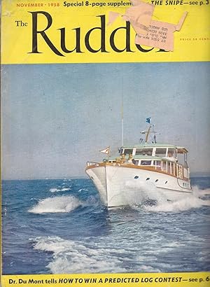 Seller image for The Rudder The Magazine For Yachtsmen Volume 74 Number 11 November 1958 for sale by Charles Lewis Best Booksellers